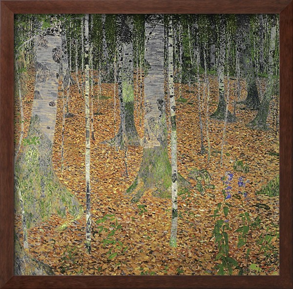 The Birch Wood - Gustav Klimt Painting